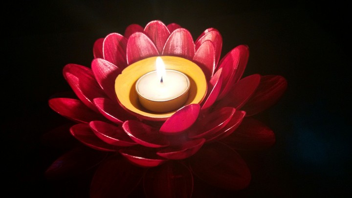 lotus candle