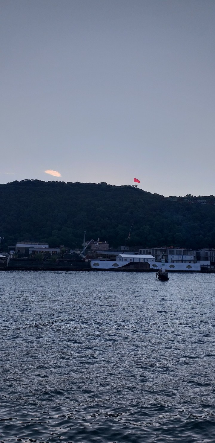 Turkish Flag from bosphorus