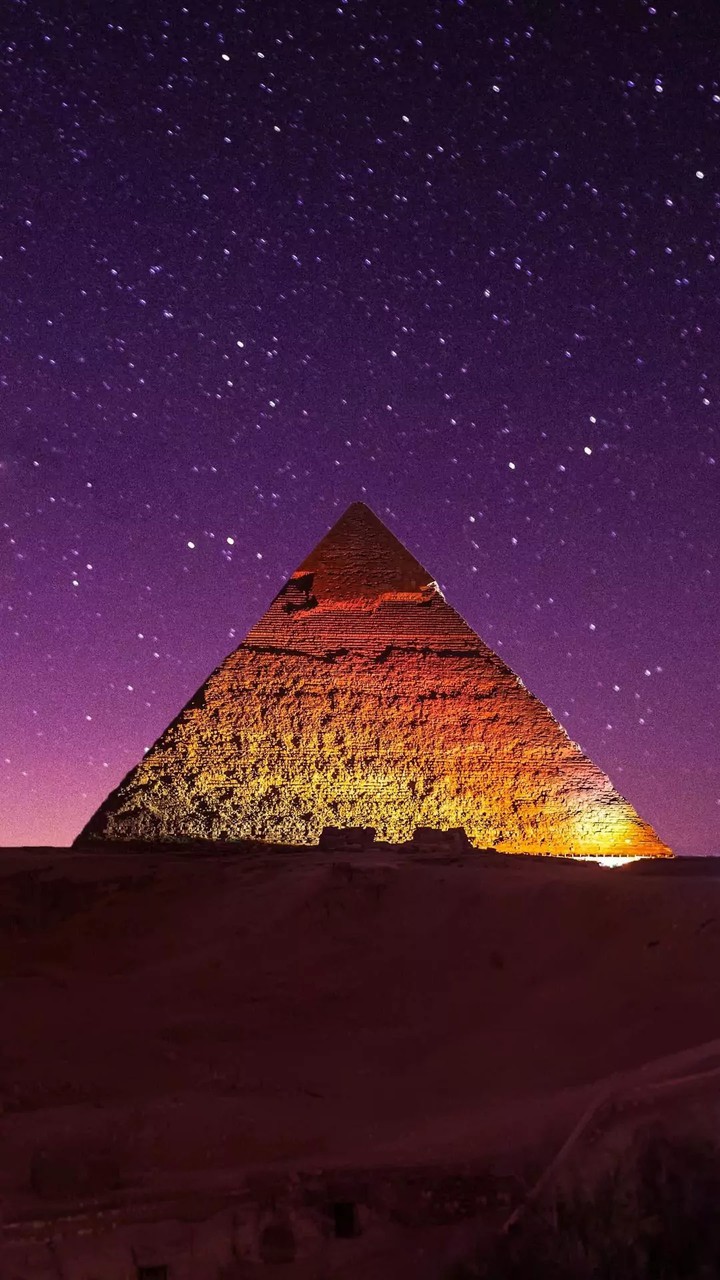 Pyramid in Night...