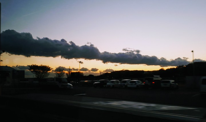 夕暮れ