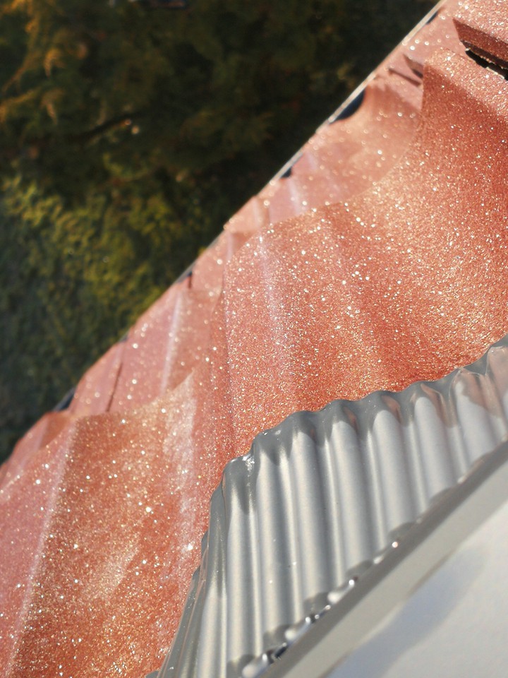glitter roof