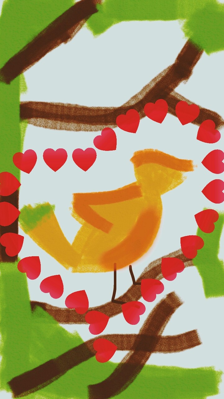 Passarinho na árvore