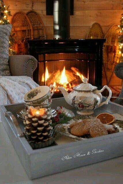вечером