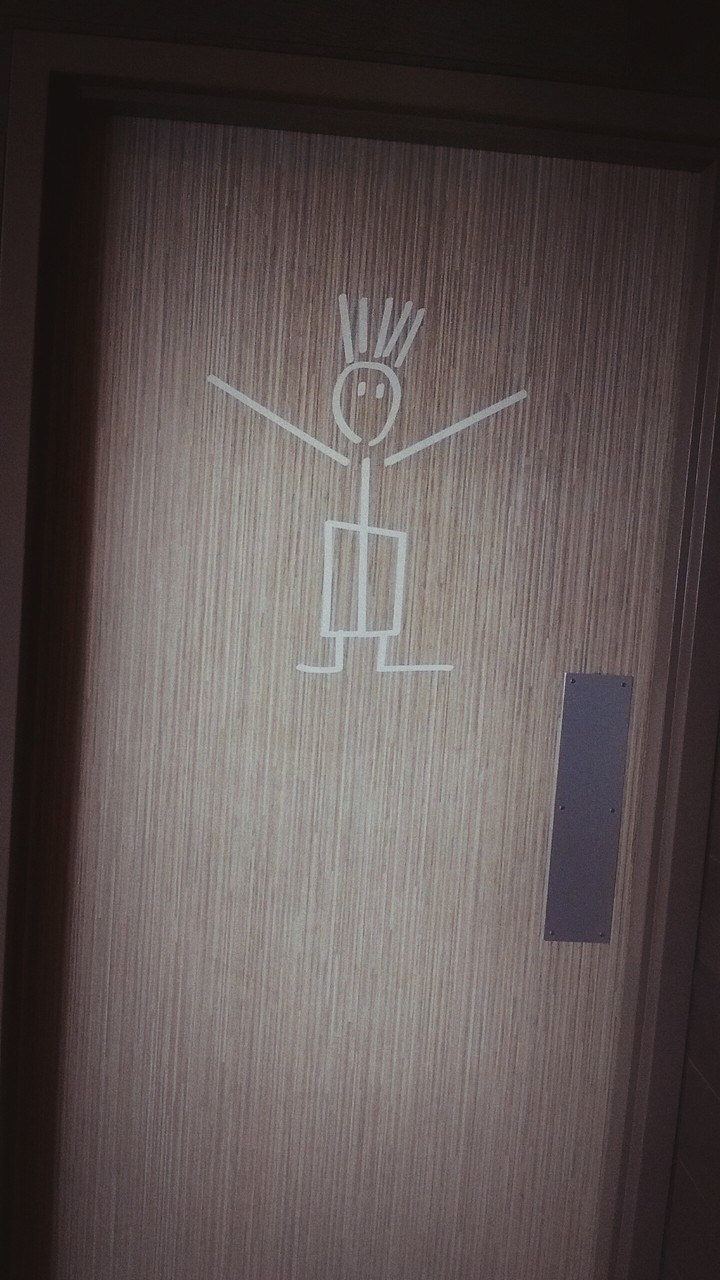 Boy's Bathroom Sign