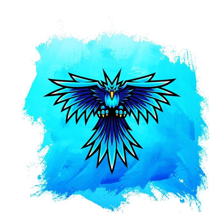 Basic blue bird logo ?