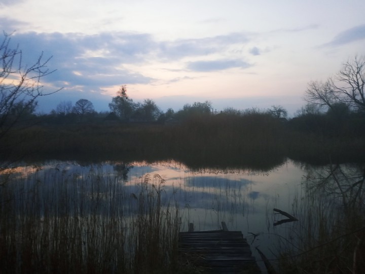Sky and river