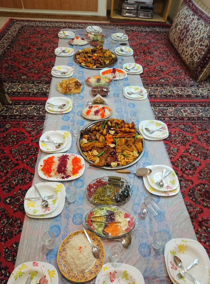 with family