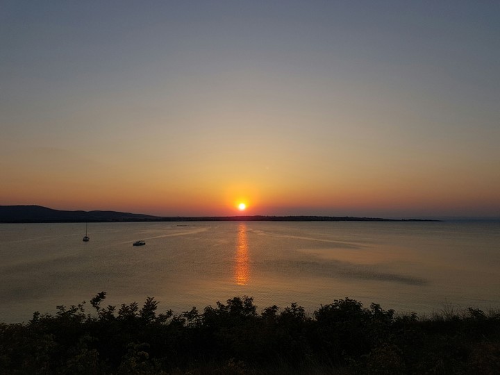 Black sea sunset