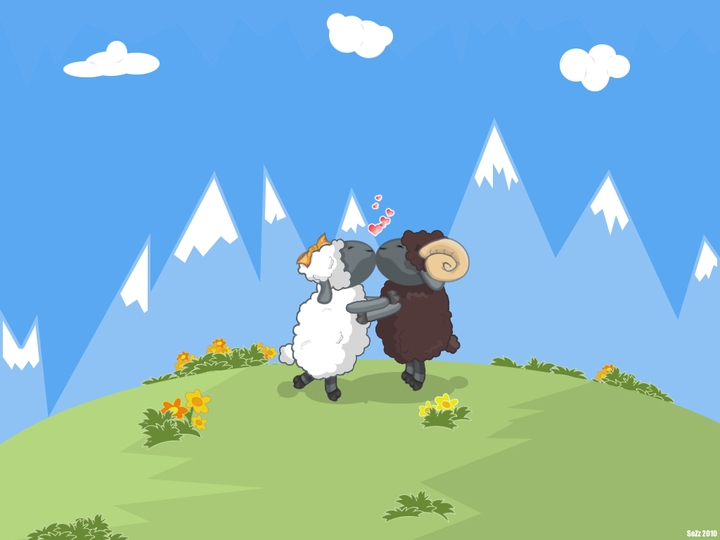 lambs on field