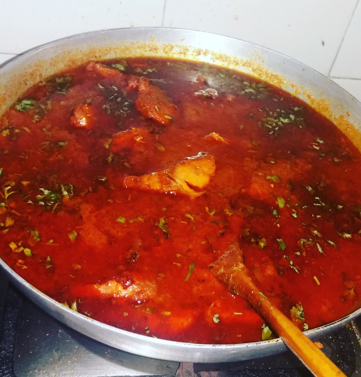 Fish curry