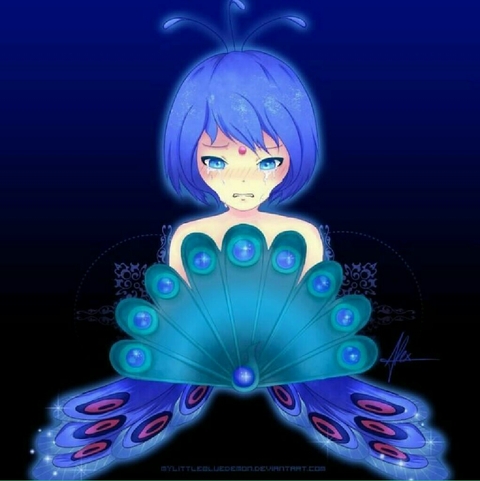 blue, purple桌布