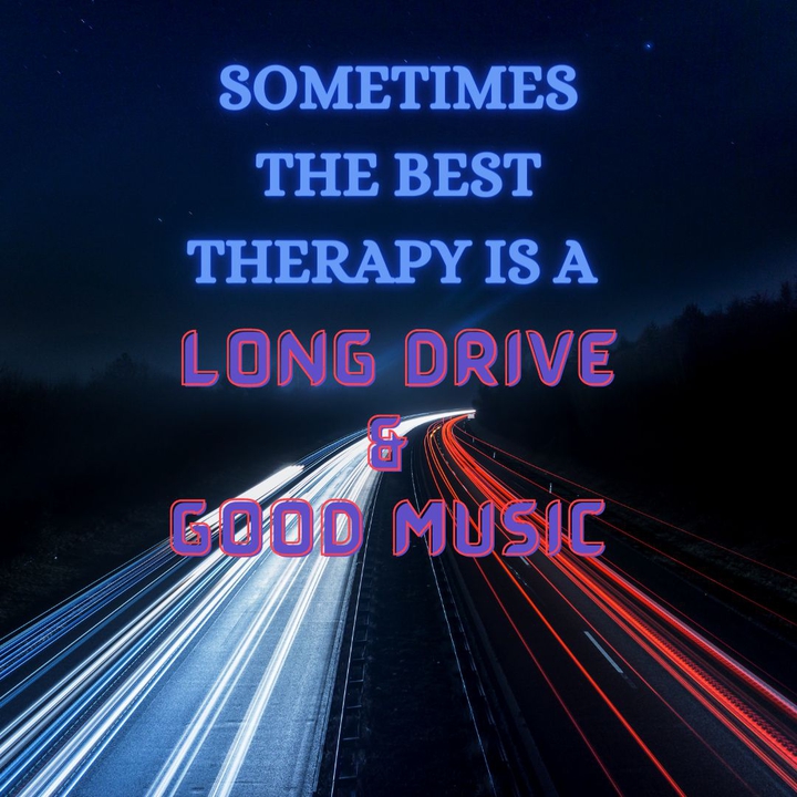 long drive & music ❤️