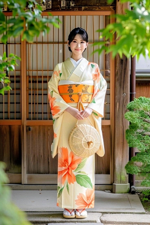 papéis de parede Tradition, Kimono