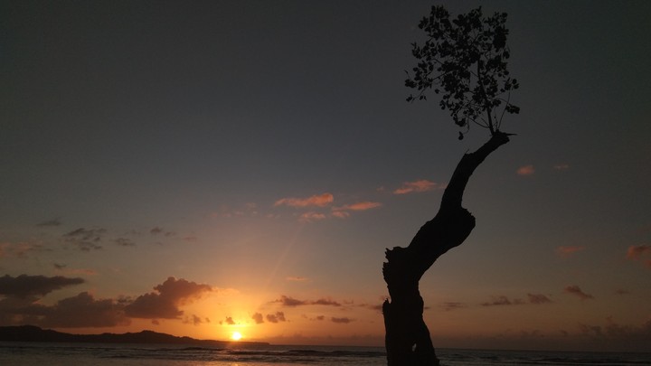 When the sun meet the sea