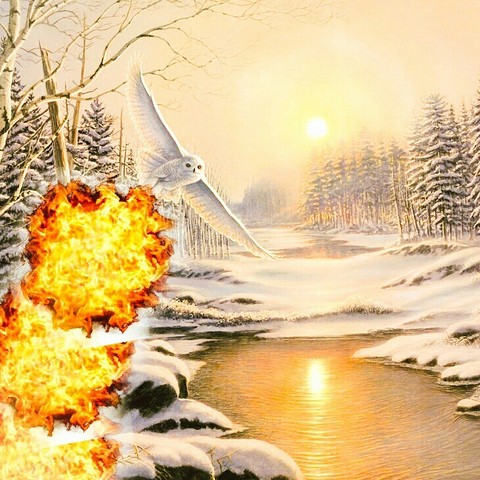 Flying fire
