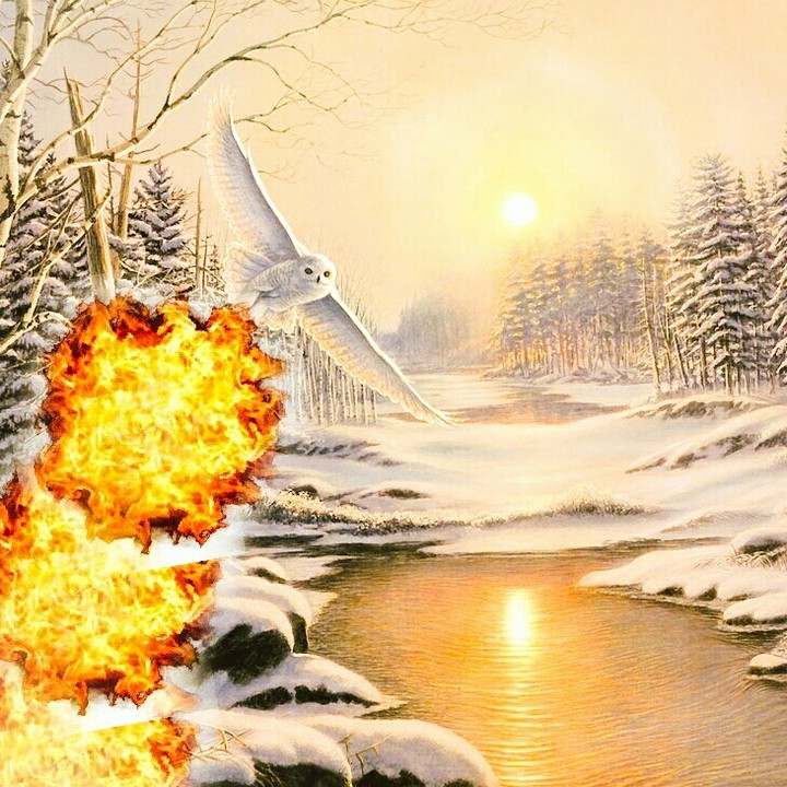 Flying fire