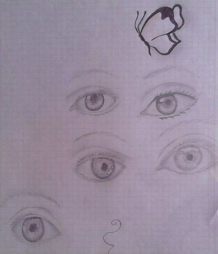 Draw eyes