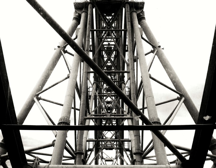 In the ferris wheel
