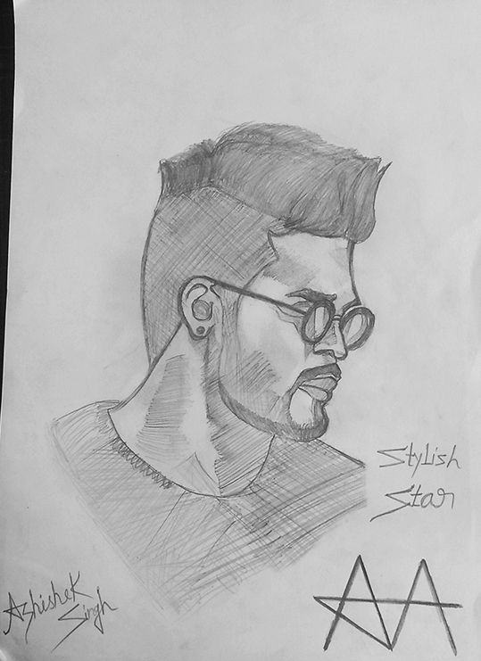 my art...stylish star.