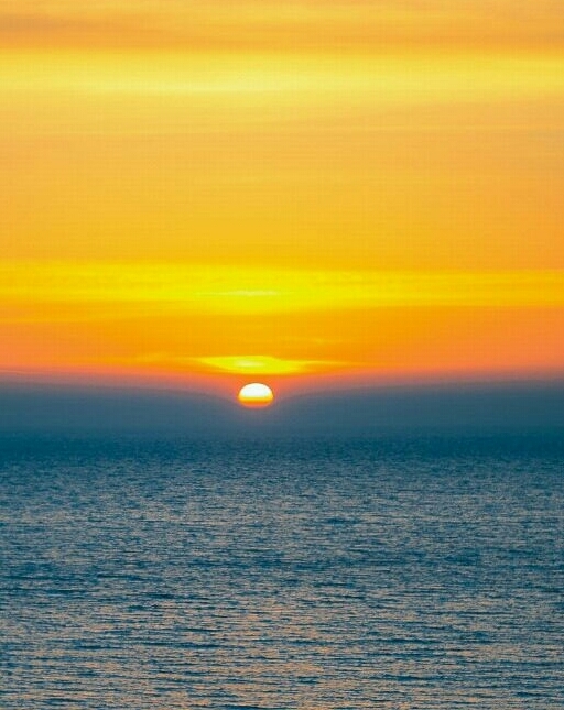 El atardecer