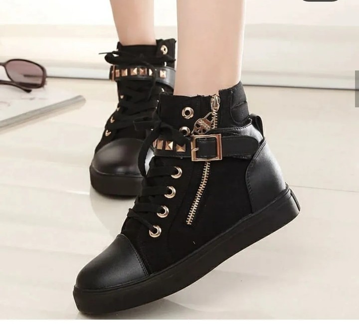black shoes