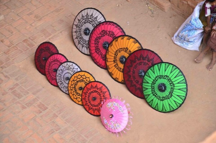Burmese Traditional Umbrellas