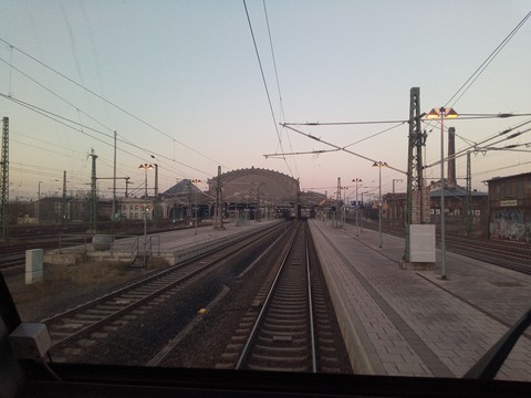 Neustadt railway station Dresden, Germany