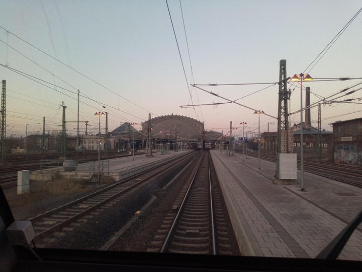 Neustadt railway station Dresden, Germany