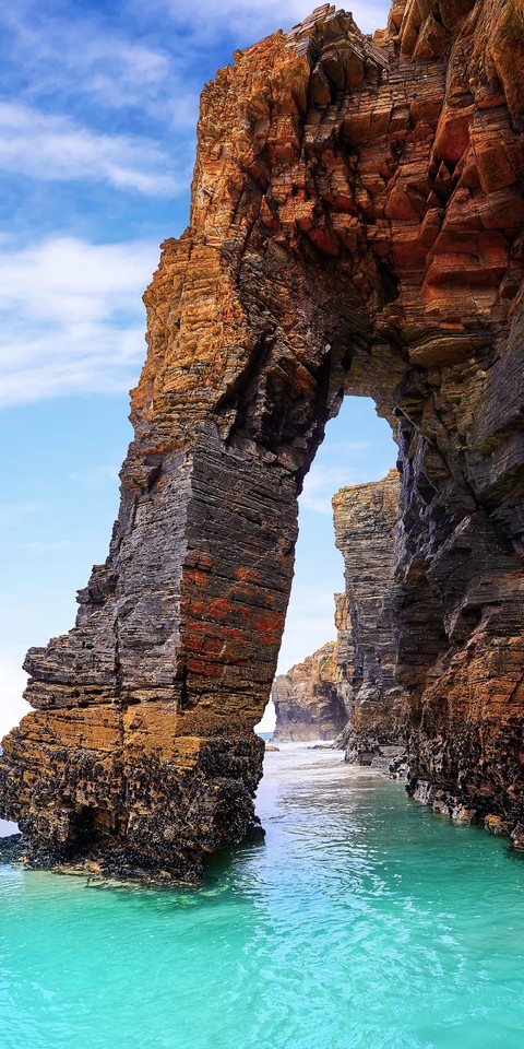 sfondi Rock, coast