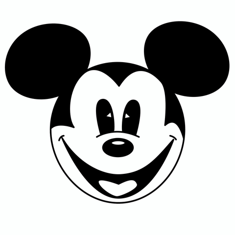 Monochrome Mickey Mouse Wallpaper