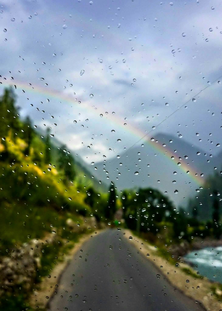 rain over mountains, neelum valley azad kashmir, Pakistan