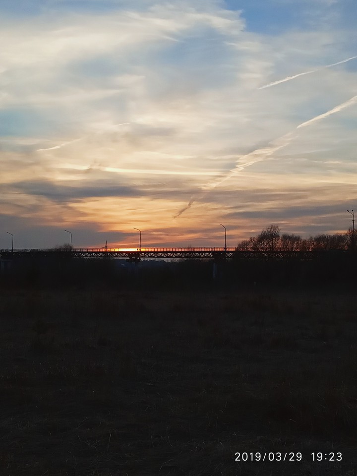 #sunrise #evening # bridge