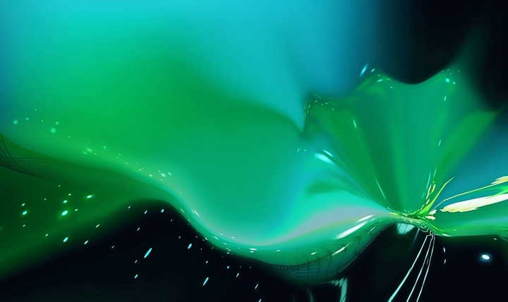 green flower