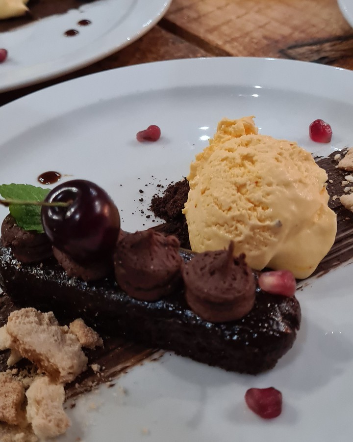 death by chocolate and mango