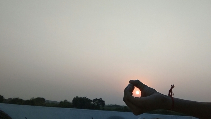 Sunset...in Hand