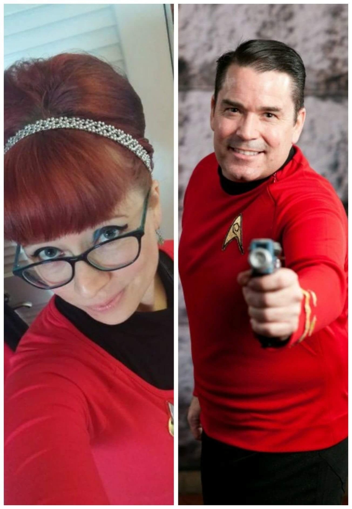 Anna and John Star Trek