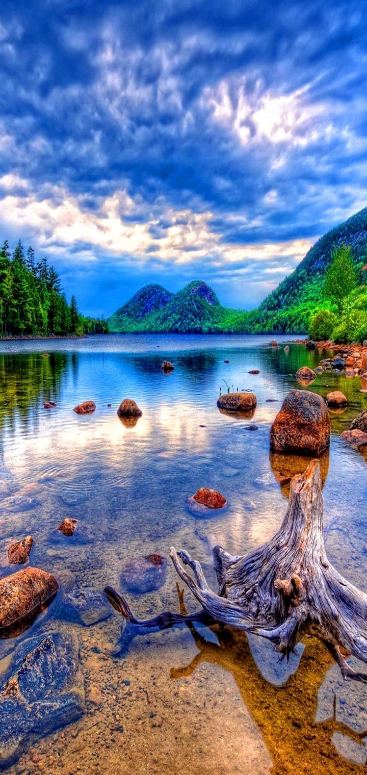 fantastic lake, beautiful nature wallpaper
