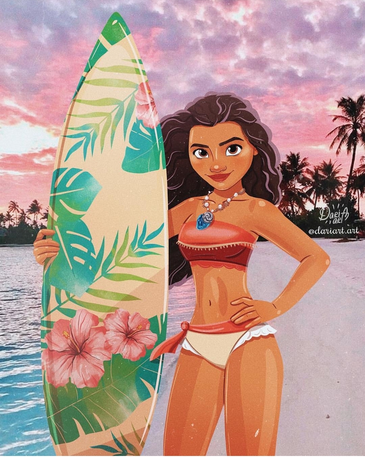MOANA IN SWIMSUITS