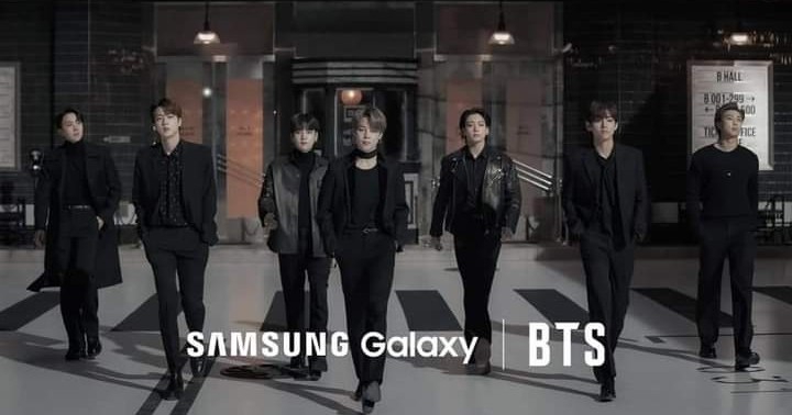 BTS with Samsung