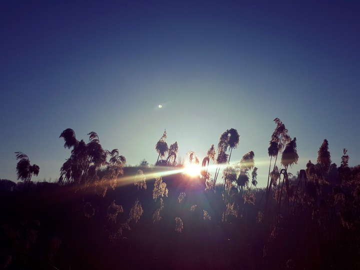 Chasing the sunset...