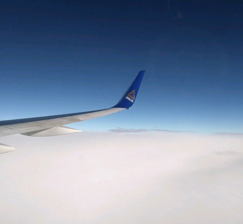 Above the clouds