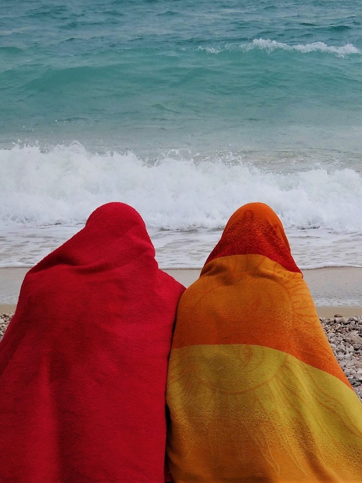 Beach towels.