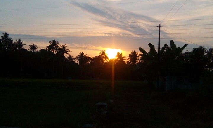 sun set