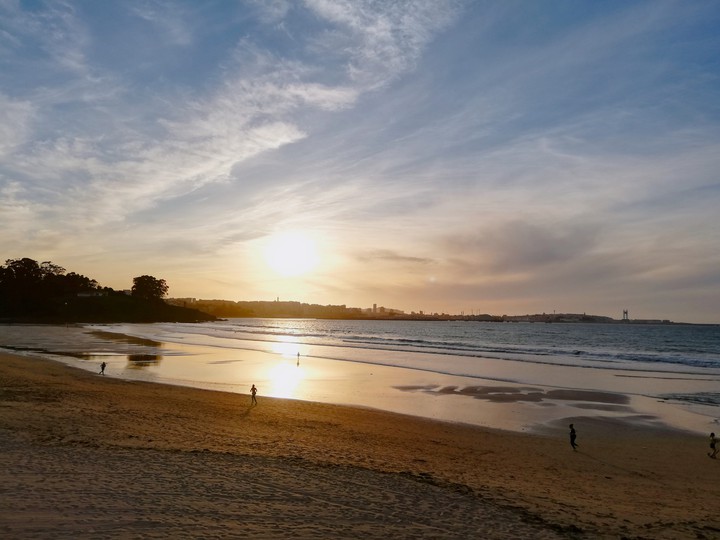 Low tide