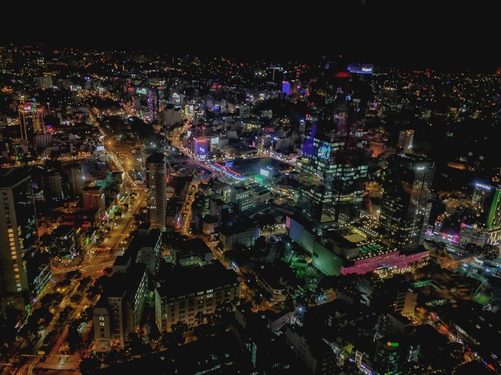 Night view of Saigon
