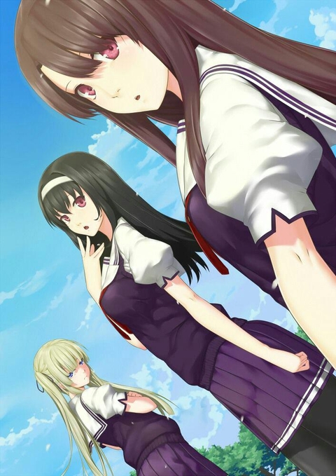 обои anime, girl