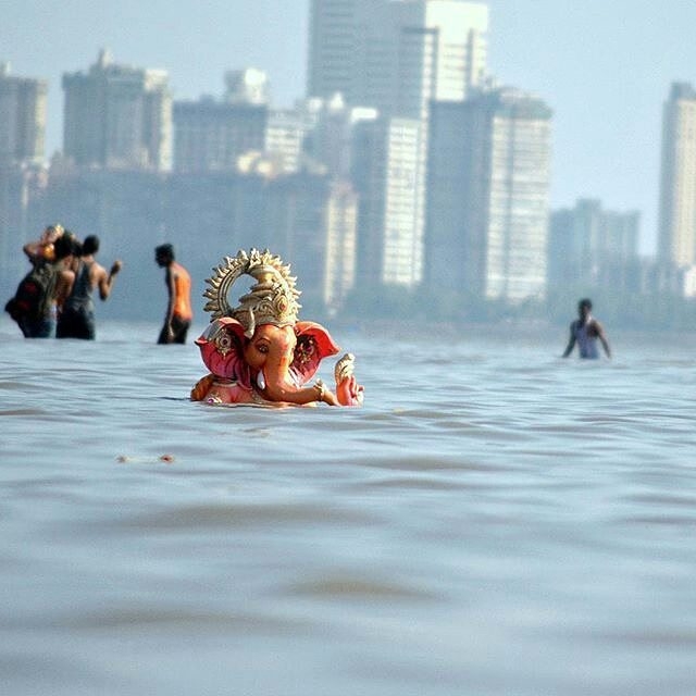 ganesh in water