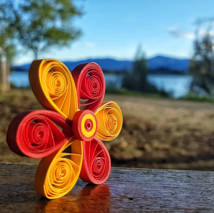 fleur quilling catalane by HappyQuilling