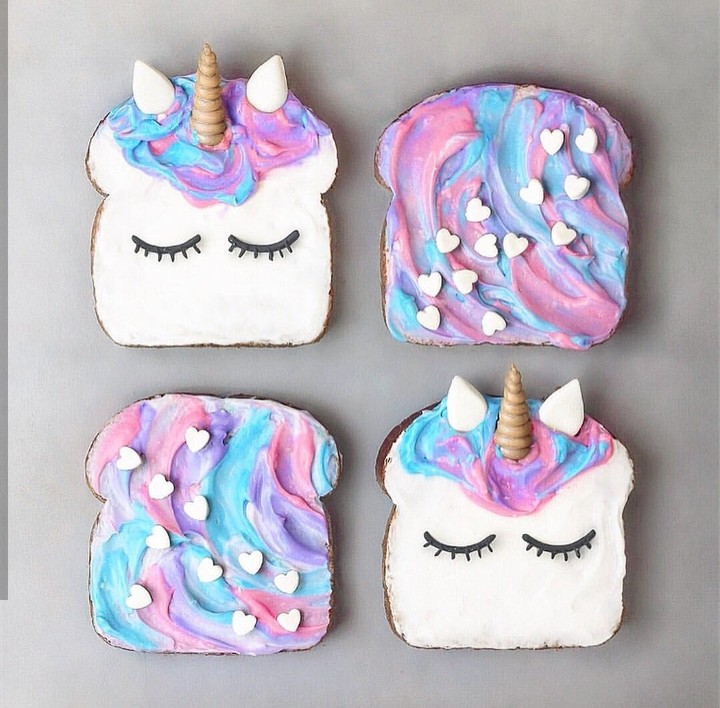 unicorn bread!!!