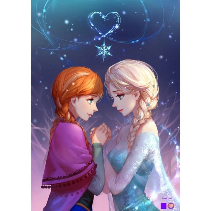 Anna and Elsa frozen